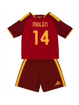 AS Roma Donyell Malen #14 Replika Hemmakläder Barn 2026-27 Kortärmad (+ byxor)